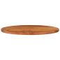 Preview: Tischplatte 90x40x3,8 cm Oval Massivholz Akazie
