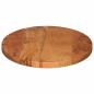 Preview: Tischplatte 90x40x3,8 cm Oval Massivholz Akazie