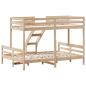 Preview: Etagenbett 80x200/140x200 cm Massivholz Kiefer