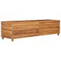 Preview: Hochbeet 150x40x38 cm Teak Altholz und Stahl