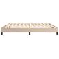 Preview: Boxspringbettgestell Cappuccino-Braun 200x200 cm Kunstleder