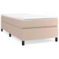 Preview: Boxspringbettgestell Cappuccino-Braun 80x200 cm Kunstleder