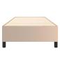 Preview: Boxspringbettgestell Cappuccino-Braun 80x200 cm Kunstleder