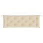 Preview: Gartenbank-Auflagen 2 Stk. Beige 150x50x7 cm Oxford-Gewebe
