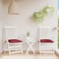 Preview: ARDEBO.de - Palettenkissen 2 Stk. Weinrot 50x50x7 cm Oxford-Gewebe