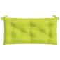 Preview: Gartenbank-Auflagen 2 Stk. Knallgrün 100x50x7 cm Oxford-Gewebe