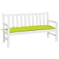 Preview: Gartenbank-Auflage Hellgrün 150x50x7 cm Oxford-Gewebe