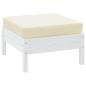Preview: Palettenkissen Creme 60x60x9,5 cm Oxford-Gewebe