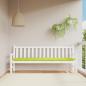 Preview: ARDEBO.de - Gartenbank-Auflage Hellgrün 200x50x7 cm Oxford-Gewebe