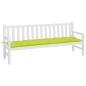 Preview: Gartenbank-Auflage Hellgrün 200x50x7 cm Oxford-Gewebe