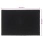 Preview: Fußmatte Schwarz 60x90 cm Kokosfaser Getuftet