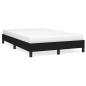 Preview: Bettgestell ohne Matratze Schwarz 120x190 cm Stoff