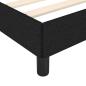 Preview: Bettgestell ohne Matratze Schwarz 120x190 cm Stoff