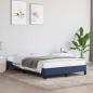 Preview: ARDEBO.de - Bettgestell ohne Matratze Blau 120x190 cm Stoff