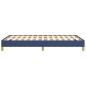 Preview: Bettgestell ohne Matratze Blau 120x190 cm Stoff