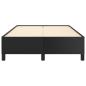 Preview: Bettgestell ohne Matratze Schwarz 120x190 cm Kunstleder