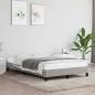 Preview: ARDEBO.de - Bettgestell ohne Matratze Hellgrau 120x190 cm Stoff