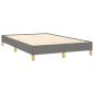 Preview: Bettgestell ohne Matratze Dunkelgrau 120x190 cm Stoff