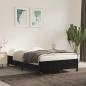 Preview: ARDEBO.de - Bettgestell ohne Matratze Schwarz 120x190 cm Samt