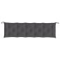 Preview: Gartenbank-Auflagen 2 Stk. Anthrazit 180x50x7 cm Oxford-Gewebe