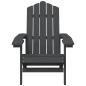 Preview: Adirondack-Gartenstuhl HDPE Anthrazit