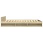 Preview: Bettgestell mit Schubladen Sonoma-Eiche 140x190cm Holzwerkstoff