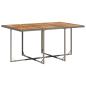 Preview: 11-tlg. Garten-Essgruppe mit Kissen Grau Poly Rattan