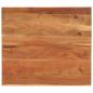 Preview: ARDEBO.de - Tischplatte 90x80x3,8 cm Rechteckig Massivholz Akazie
