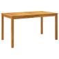 Preview: 5-tlg. Garten-Essgruppe 140x80x74 cm Massivholz Akazie
