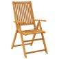 Preview: 3-tlg. Garten-Essgruppe 85x85x74 cm Massivholz Akazie