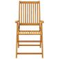 Preview: 3-tlg. Garten-Essgruppe 85x85x74 cm Massivholz Akazie