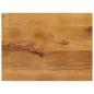 Preview: ARDEBO.de - Tischplatte 70x60x2,5 cm Rechteckig Massivholz Mango