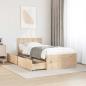 Preview: ARDEBO.de - Massivholzbett ohne Matratze 75x190 cm Kiefernholz