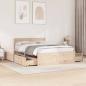 Preview: ARDEBO.de - Massivholzbett ohne Matratze 140x190 cm Kiefernholz