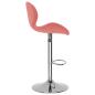 Preview: Barhocker 2 Stk. Rosa Samt