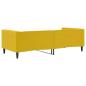Preview: Tagesbett Gelb 90x200 cm Samt