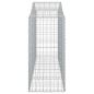 Preview: Gabionen mit Hochbogen 8 Stk. 200x50x120/140cm Verzinktes Eisen