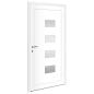 Preview: Haustür Anthrazit 100x200 cm Aluminium und PVC