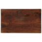 Preview: Tischplatte 60x20x3,8 cm Rechteckig Altholz Massiv