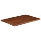 Preview: Tischplatte 100x80x2,5 cm Rechteckig Altholz Massiv