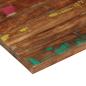 Preview: Tischplatte 80x70x1,5 cm Rechteckig Altholz Massiv