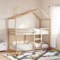 Preview: ARDEBO.de - Etagenbett ohne Matratze 90x190 cm Massivholz Kiefer