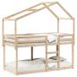 Preview: Etagenbett ohne Matratze 90x190 cm Massivholz Kiefer