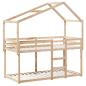 Preview: Etagenbett ohne Matratze 90x190 cm Massivholz Kiefer
