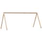 Preview: Hochbett mit Dach 75x190 cm Massivholz Kiefer