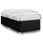 Preview: Bettgestell ohne Matratze Schwarz 80x200 cm Stoff