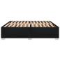 Preview: Bettgestell ohne Matratze Schwarz 200x200 cm Stoff
