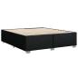 Preview: Bettgestell ohne Matratze Schwarz 200x200 cm Stoff