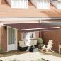 Preview: ARDEBO.de - Markise Manuell Braun 400x300 cm