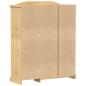 Preview: Kleiderschrank Corona 151,5x52x186 cm Massivholz Kiefer